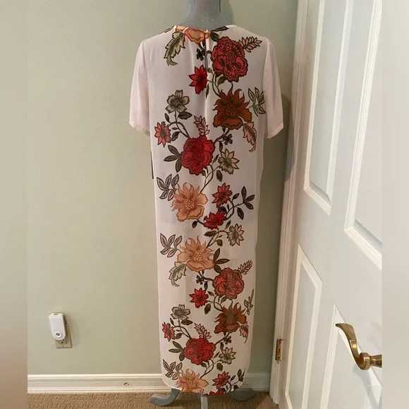 Vince Camuto Pink sheer dress overlay NWT - Picture 3 of 5